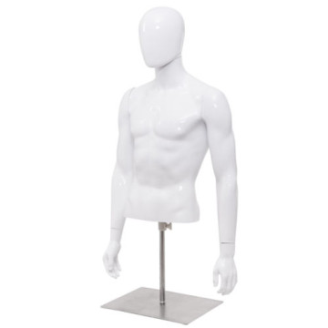 Costway Female Mannequin Realistic Torso Half Body Head Turn Dress Form Display for sale online