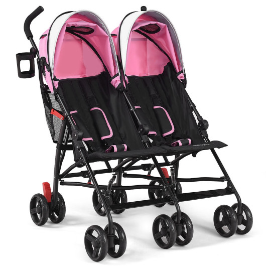 Foldable Twin Baby Double Stroller Ultralight Umbrella Kids Stroller ...
