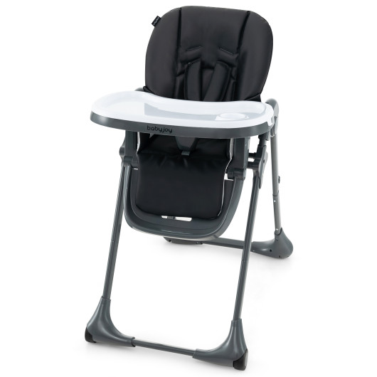 3-In-1 Convertible Baby High Chair for Toddlers-Black