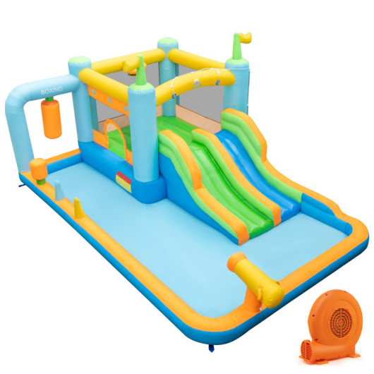 Giant Inflatable Water Slide for Kids Aged 3-10 Years (with 750W Blower)