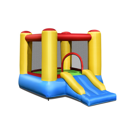Kids Inflatable Bounce House with Slide and 480W blower