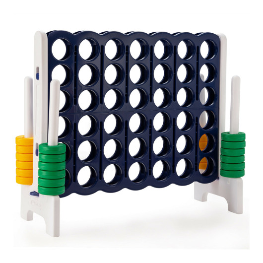 4-to-Score 4 in A Row Giant Game Set for Kids Adults Family Fun