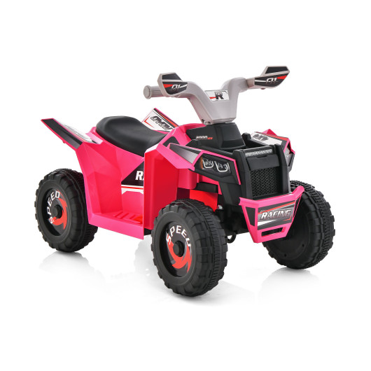 Kids Ride on ATV 4 Wheeler Quad Toy Car with Direction Control-Pink