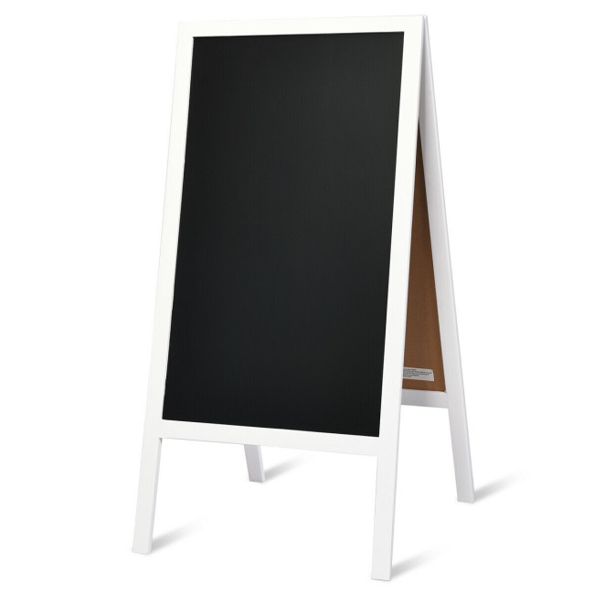 Details about   A-Frame Chalkboard Sign with Eraser & Chalk 