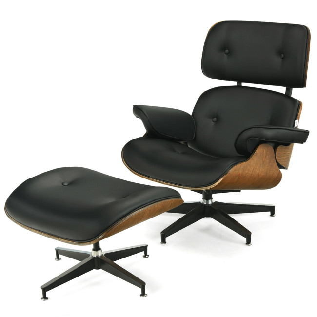 Mid Century Swivel Lounge Chair And, Mid Century Modern Swivel Lounge Chair And Ottoman