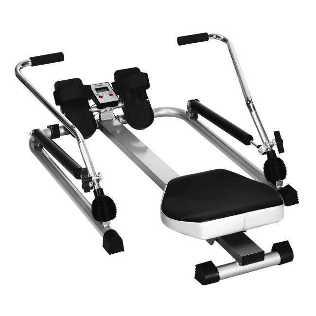 Fitness Gym Rowing Machine Rower w/Adjustable Double Hydraulic Resistance LQQ 