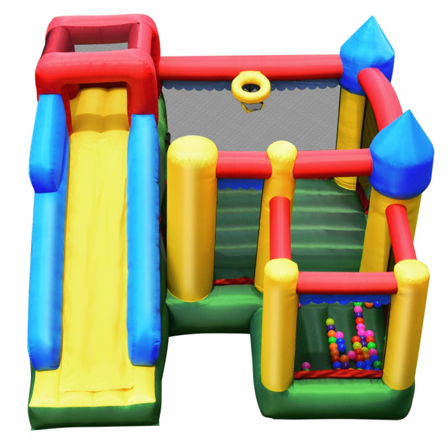Inflatable Bounce House Castle Kids Jumper Slide Moonwalk Bouncer with Blower 