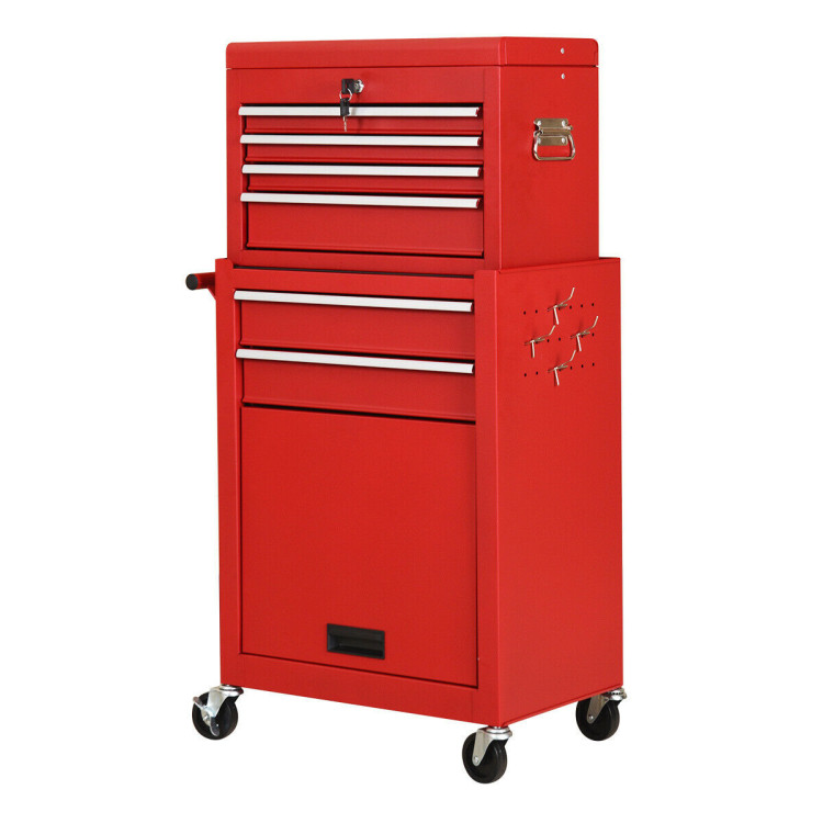 Rolling Cabinet Storage Chest Box Garage Toolbox Tool Cabinets