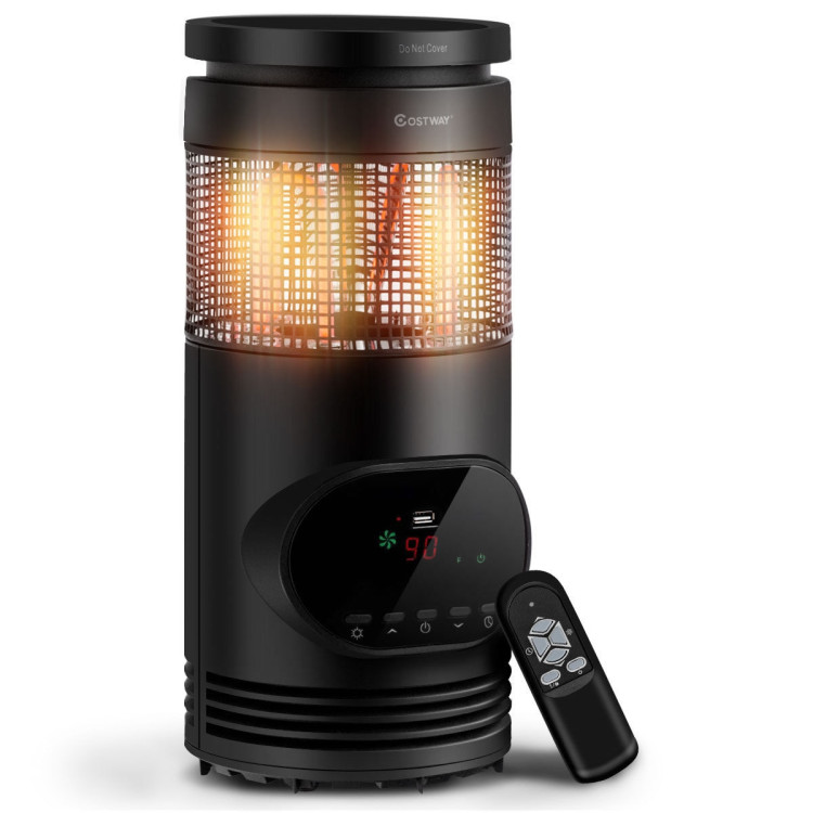 1500 W Adjustable Thermostat Portable Electric Space Heater - Appliance -  Space Heaters - Climate Control Appliances - Costway