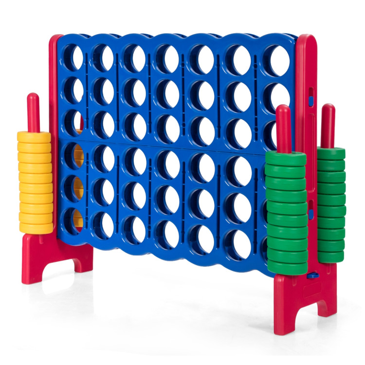 Jumbo Giant Connect Four 4 in a row Wooden Play Yard Home Game Kids Adults Board