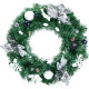 Battery Operated Xmas Wreath with 30 LED Lights