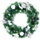 Battery Operated Xmas Wreath with 30 LED Lights