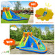 Inflatable Mighty Bounce House Jumper with Water Slide without Blower