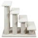 4-Step Pet Stairs Carpeted Ladder Ramp Scratching Post Cat Tree Climber