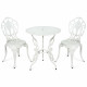 3 Pieces Patio Table Chairs Furniture Bistro Set 