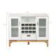 Wood Wine Storage Cabinet Sideboard Console Buffet Server