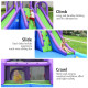 Inflatable Water and Sand Park Mighty Bounce House with Large Pool