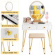 Industrial Makeup Dressing Table with 3 Lighting Modes