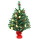 2 Feet Artificial Battery Operated Christmas Tree with LED Lights