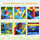Inflatable Soccer Goal Ball Pit Bounce House Without Blower
