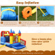 Inflatable Bounce House with Balls and 780W Blower