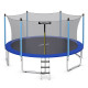 15 Feet Outdoor Bounce Trampoline with Safety Enclosure Net