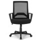 Height Adjustable Mid Back Task Chair Mesh Office Chair with Lumbar Support