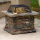 29-Inch Outdoor Patio Firepit with Fire Bowl