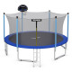 15 Feet Trampoline Combo Bounce Jump Safety Enclosure Net