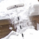 21 ft Aluminum Large Poly Blade Telescoping Snow Roof Rake