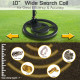 Adjustable High Accuracy Metal Detector with Waterproof Search Coil Headphone Bag