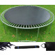 12.4 Feet Weatherproof Jumping Mat for 14 Feet Trampoline with 72 Rings 7 Inch Springs