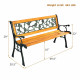 49 1/2 Inch Patio Park Garden Porch Chair Bench