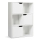 6 Cube Wood Storage Shelves Organization