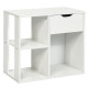 3-tier Side Table with Storage Shelf and Drawer Space