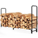8 Feet Outdoor Steel Firewood Log Rack