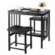 3 Pieces Modern Counter Height Dining Set Table