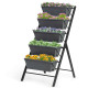 4 ft Vertical Raised Garden Bed with 5 Tiers for Patio Balcony