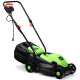 14" Electric Push Lawn Corded Mower with Grass Bag
