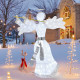 Pre-Lit Angel Christmas Decoration with 100 LED Lights