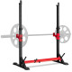 Adjustable Squat Rack Stand Multi-function Barbell Rack Home Gym Fitness