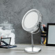 Double-Sided Makeup Mirror with 18 LED Lights