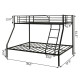 Twin over Full Bunk Sturdy Metal Bed