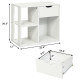 3-tier Side Table with Storage Shelf and Drawer Space
