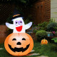 5 Feet Halloween Blow-up Inflatable Ghost with LED Bulb