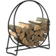 40-inch Tubular Steel Firewood Storage Rack