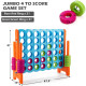 Jumbo 4 in A Row 4-to-Score Giant Game Set for Family Party Holiday