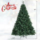 6 Feet PVC Hinged Artificial Christmas Tree with Metal Stand