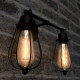 Wire Caged Vintage Industrial Retro Edison Wall Lamp