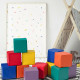 12 Pieces 5.5 Inch Soft Colorful Foam Building Blocks 
